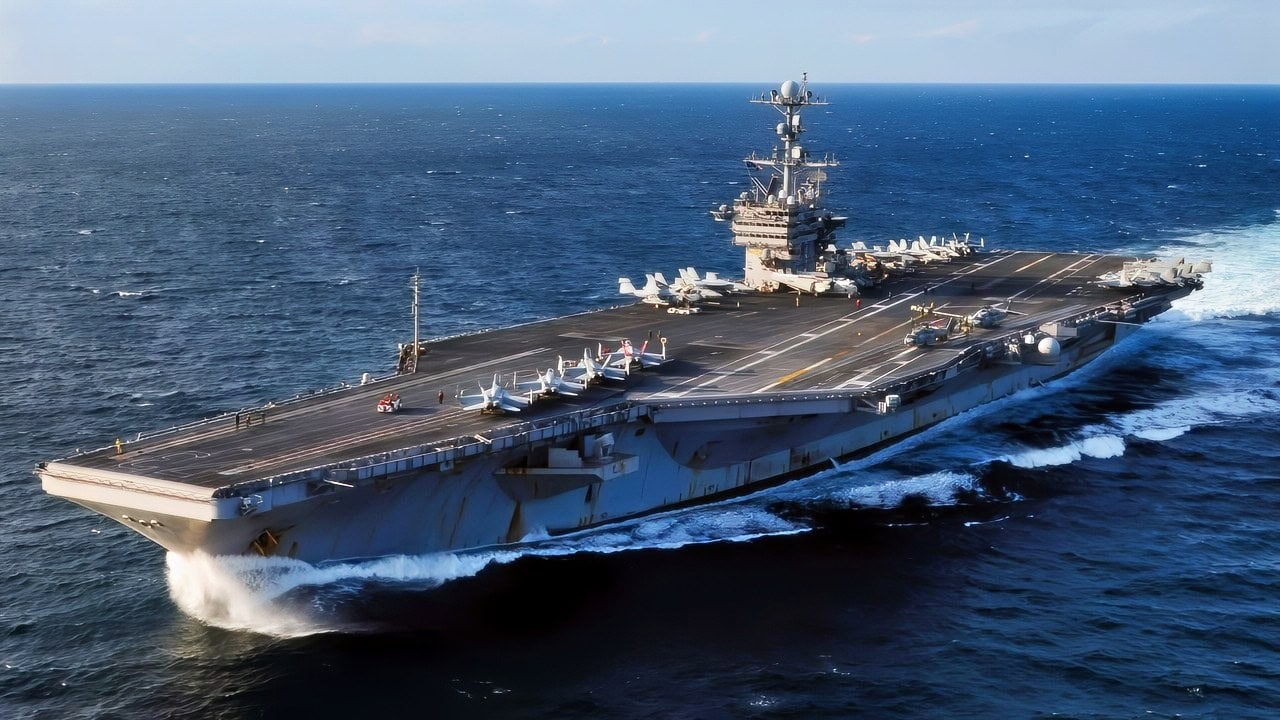 (Dec. 06, 2010) Sailors assigned to the Eagles of Strike Fighter Squadron (VFA) 115 move an F/A-18E Super Hornet on the flight deck aboard the aircraft carrier USS George Washington (CVN 73). George Washington is participating in Keen Sword 2010 with the Japanese Maritime Self-Defense Force through Dec. 10. (U.S. Navy photo by Mass Communication Specialist 3rd Class David A. Cox/Released)