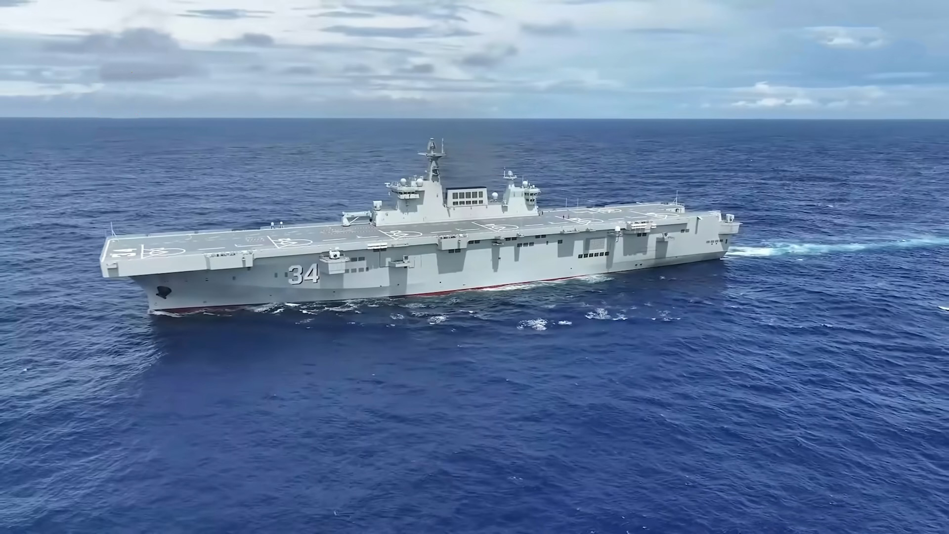 Type 075 amphibious assault ship comparison for PLA Navy Type 076