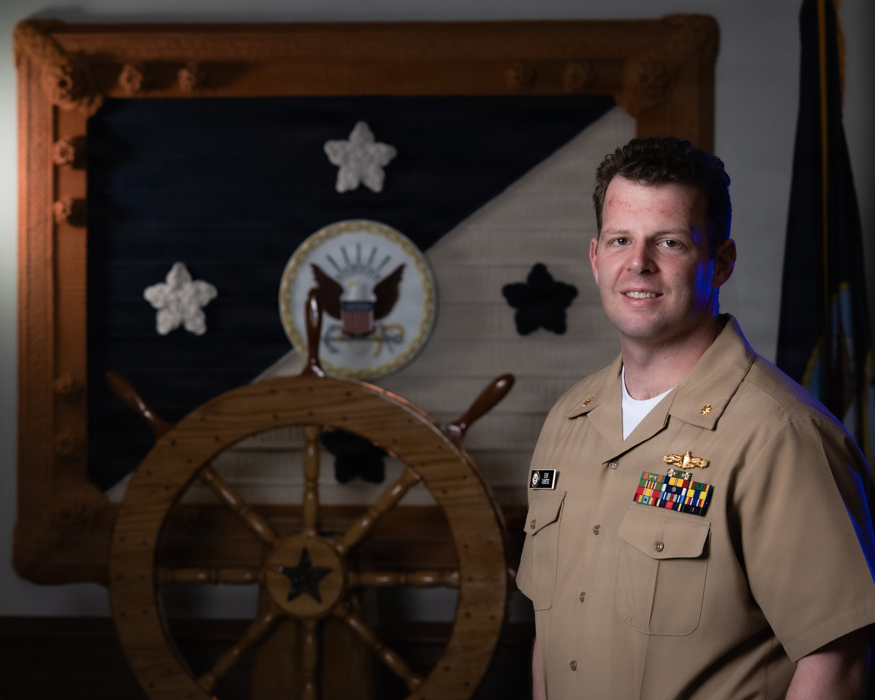 Lt. Cmdr. Brian Van Metre was selected as the Atlantic Surface Warfare Officer of the Year for 2025. (Mass Communication Specialist 2nd Class Jonathan Wideman/Navy)