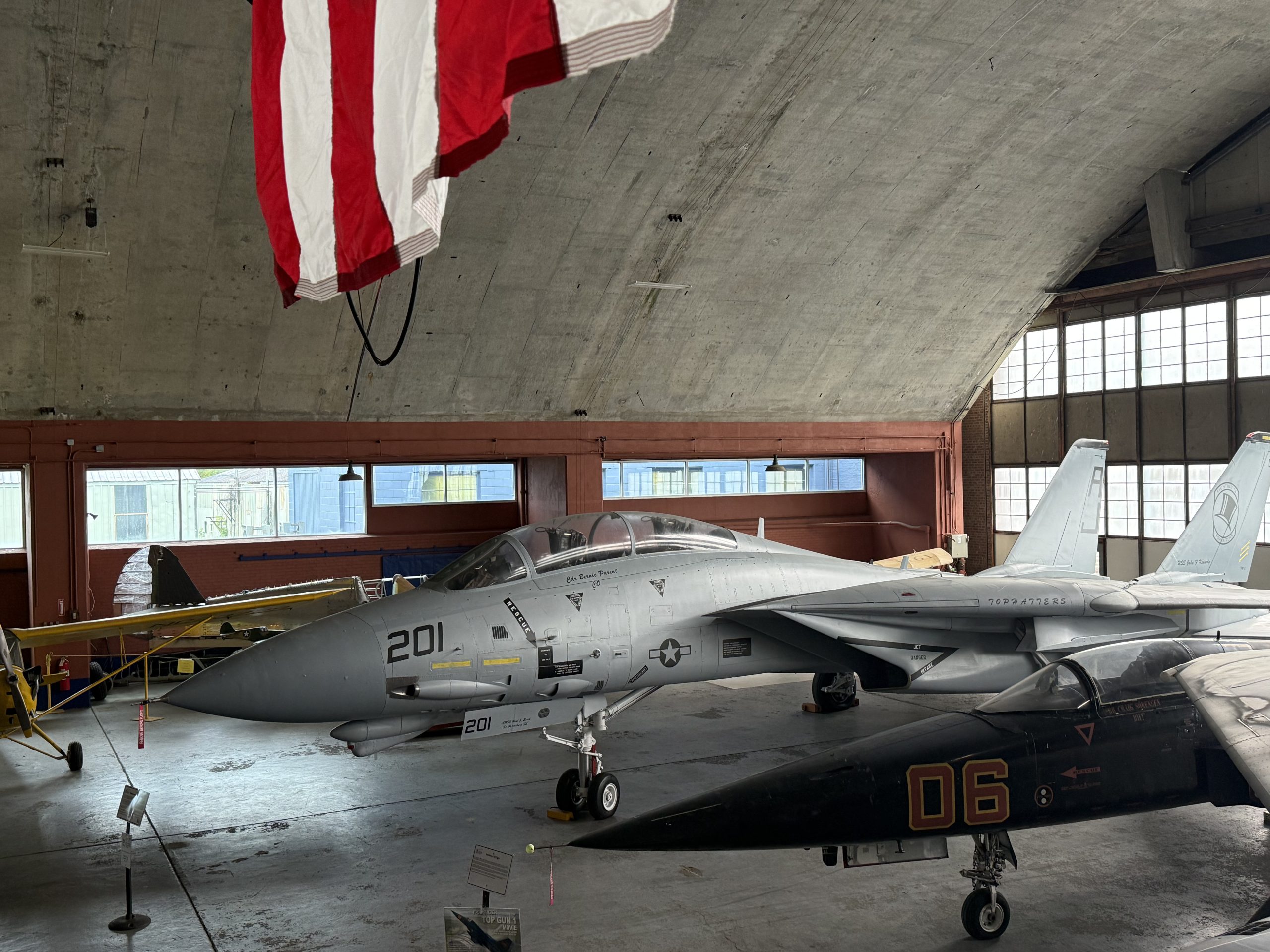 F-14 Tomcat. 19FortyFive staff photo from museum visit.