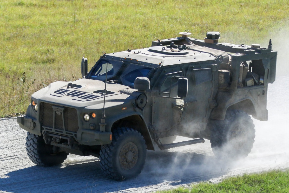 JLTV at Fort Stewart, Georgia, Oct. 20, 2025.