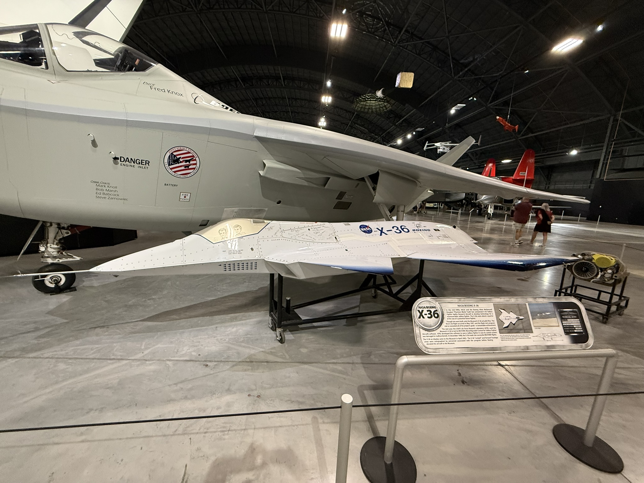 X-36 at the National Museum of the U.S. Air Force. Image Credit: Harry J. Kazianis. 