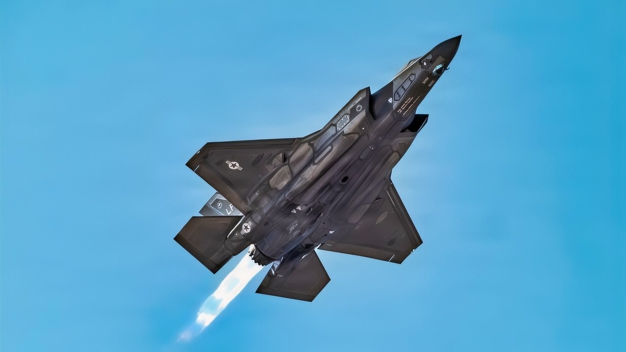 A U.S. Air Force F-35A Lightning II, assigned to the 56th Fighter Wing, takes flight, Nov. 26, 2025, at Luke Air Force Base, Arizona. The F-35A's is designed for missions ranging from air superiority and electronic warfare. The 56th FW’s training programs emphasize interoperability, ensuring F-35A pilots can effectively collaborate with partner nations to achieve shared objectives. (U.S. Air Force photo by Airman 1st Class Belinda Guachun-Chichay)