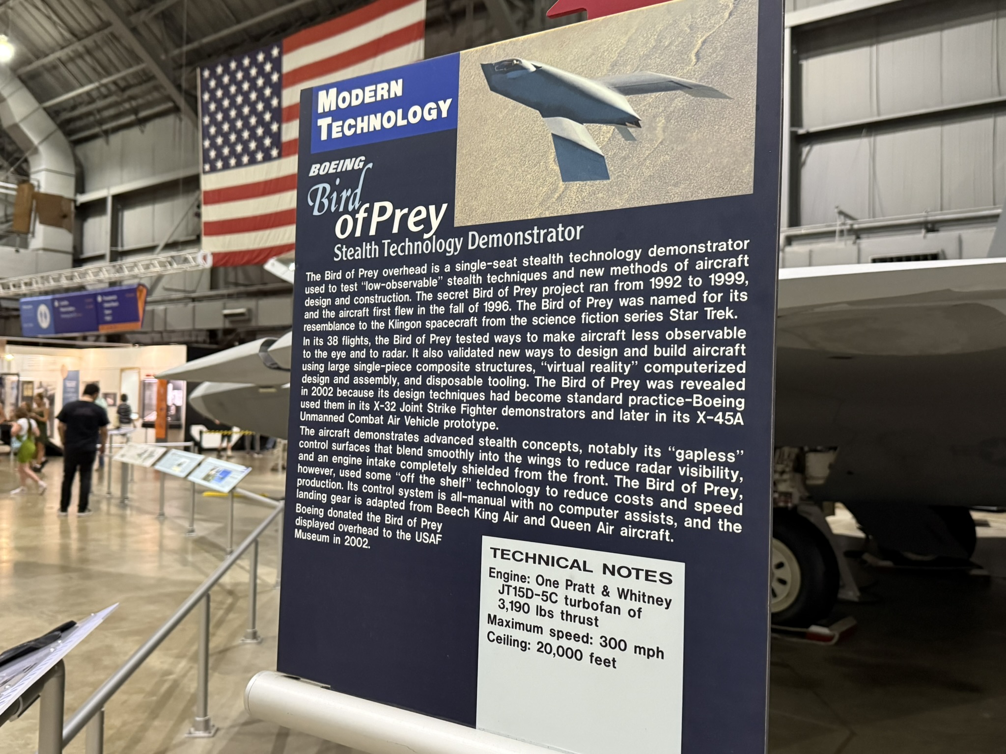 Bird of Prey at the National Museum of the U.S. Air Force. Image Credit: Harry J. Kazianis.