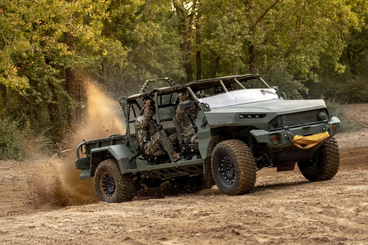 An example of an Infantry Squad Vehicle—Utility (ISV-U) that will be used in the final phase of testing being performed by U.S. Army DEVCOM Ground Vehicle Systems Center engineers. (Jennifer DeHaan/U.S. Army)
