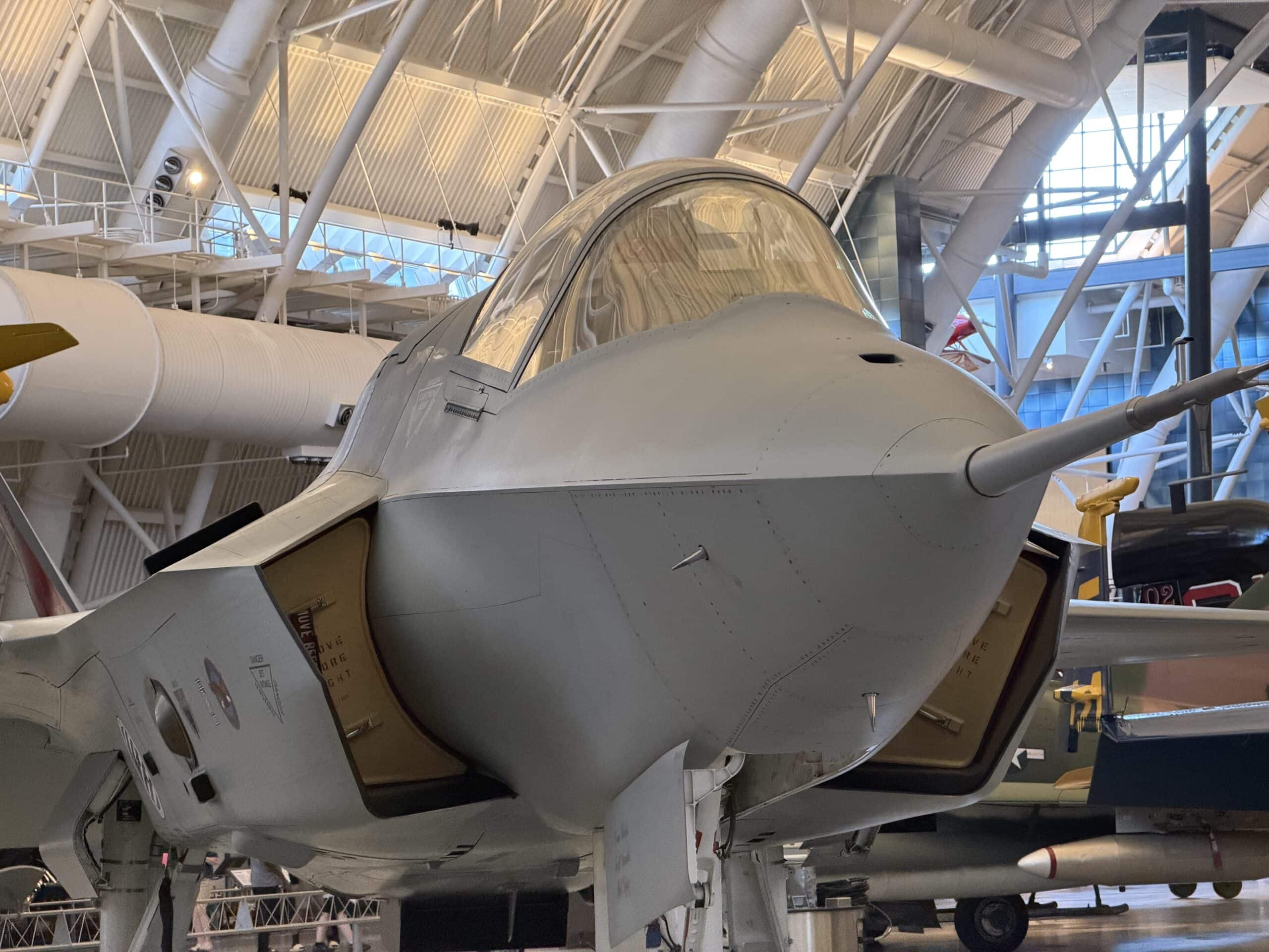 F-35 at the Smithsonian. Image taken on 7/8/2026 by 19FortyFive Staff.