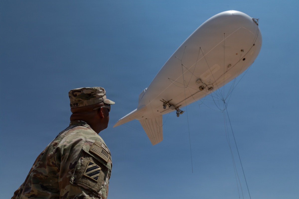 Persistent Surveillance System-Tethered (PSS-T) aerostat
