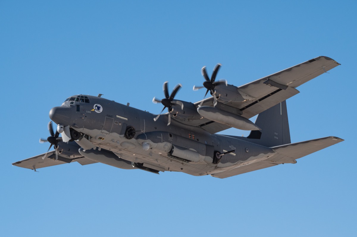 AC-130J Ghostrider at Nellis Air Force Base, Nevada, May 29, 2024. Photo by Jose Miguel Tamondong