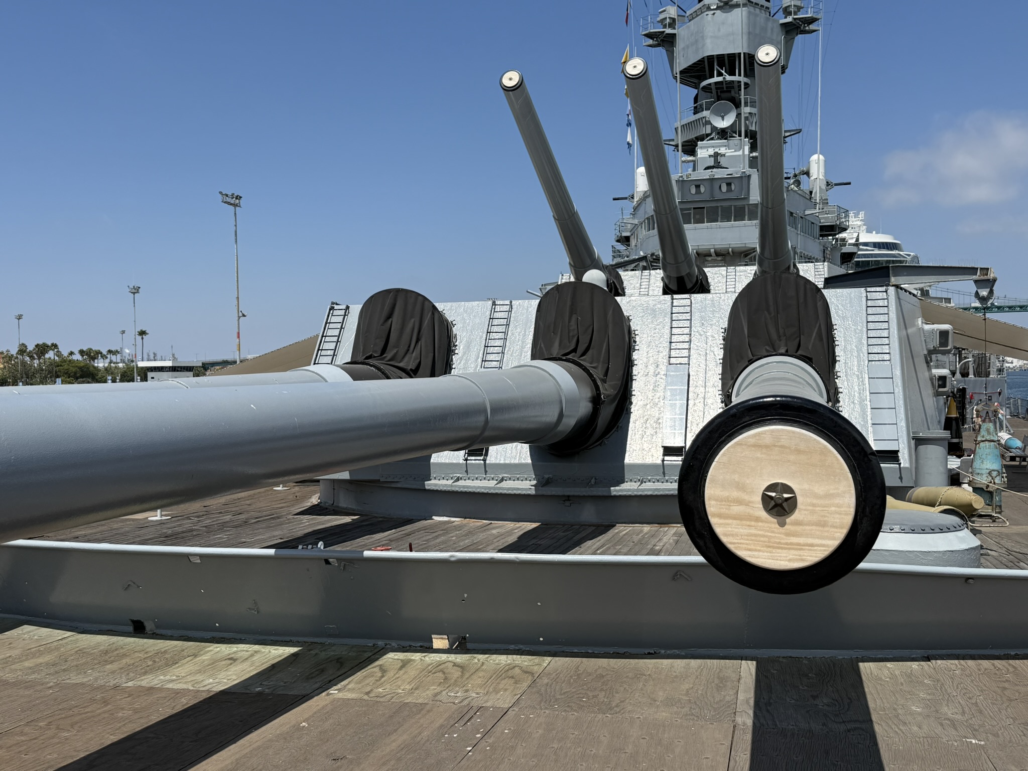 USS Iowa Battleship Guns