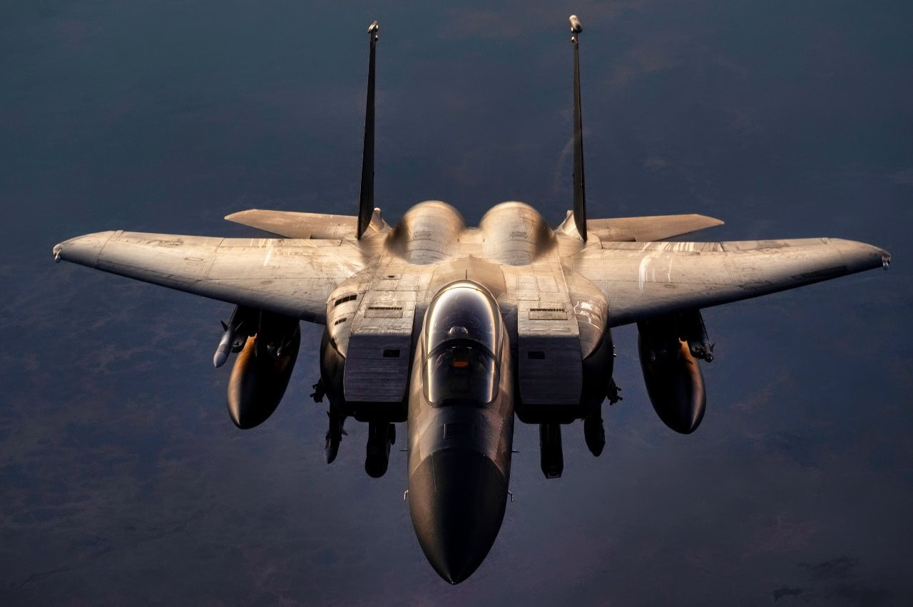 美国空军F-15E打击鹰。