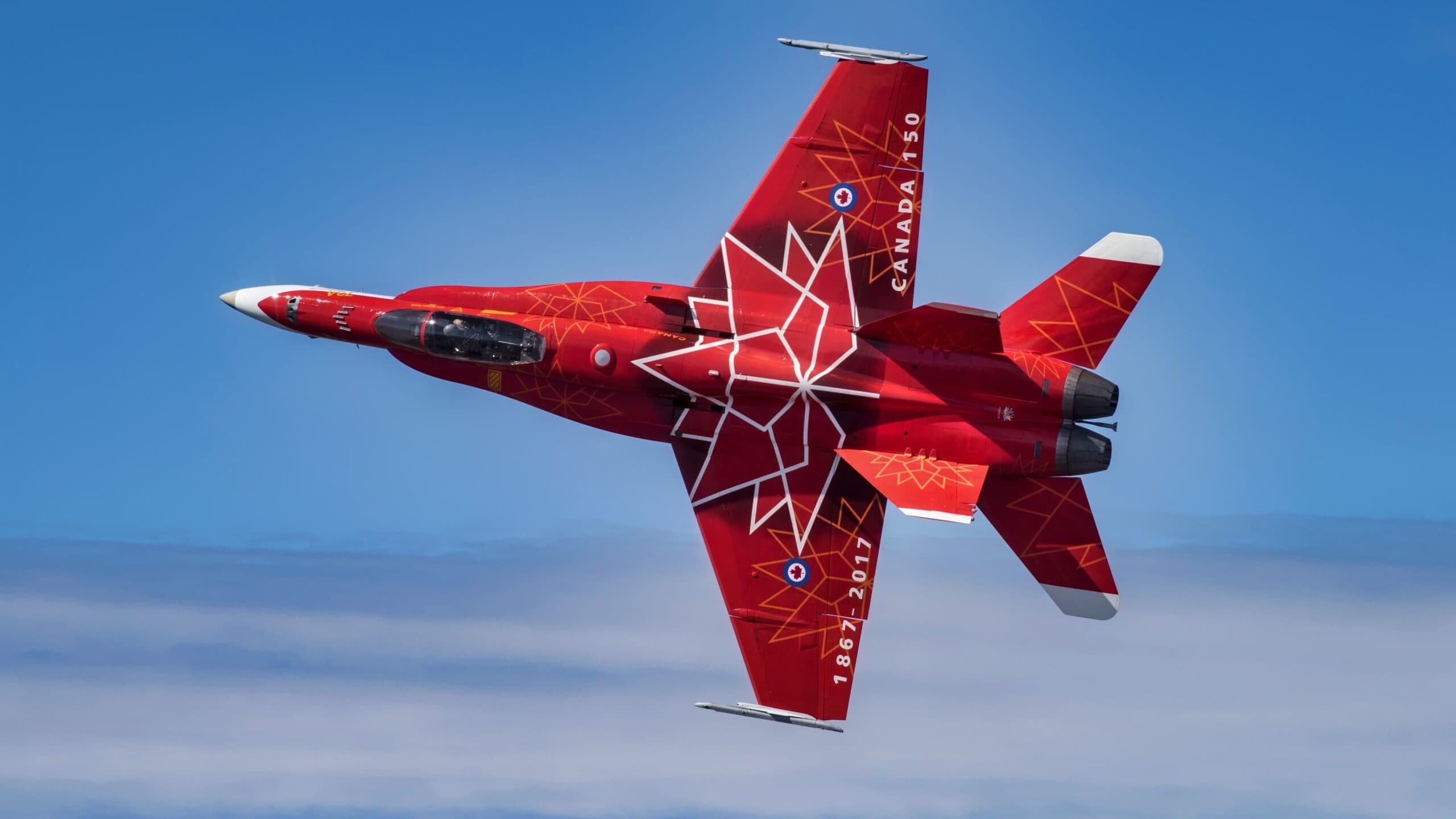 CF-18 Fighter from Canada.