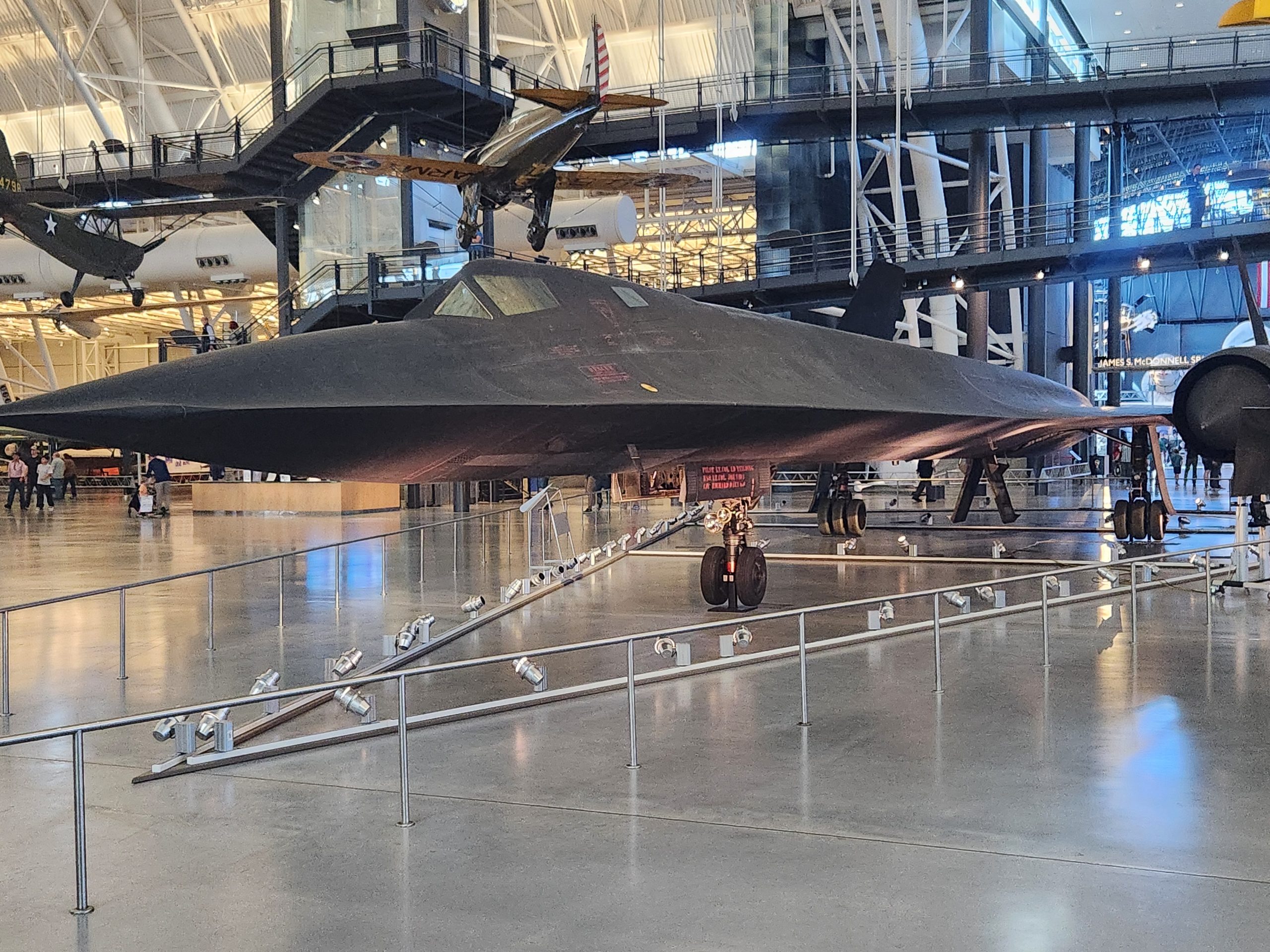 SR-71 Blackbird at the Smithsonian. Photo taken by 19FortyFive.com Staff.