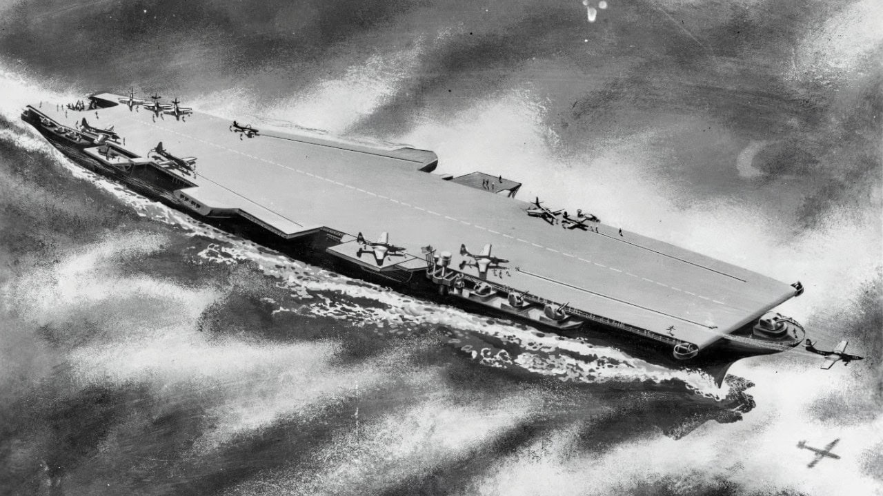 USS United States Aircraft Carrier.