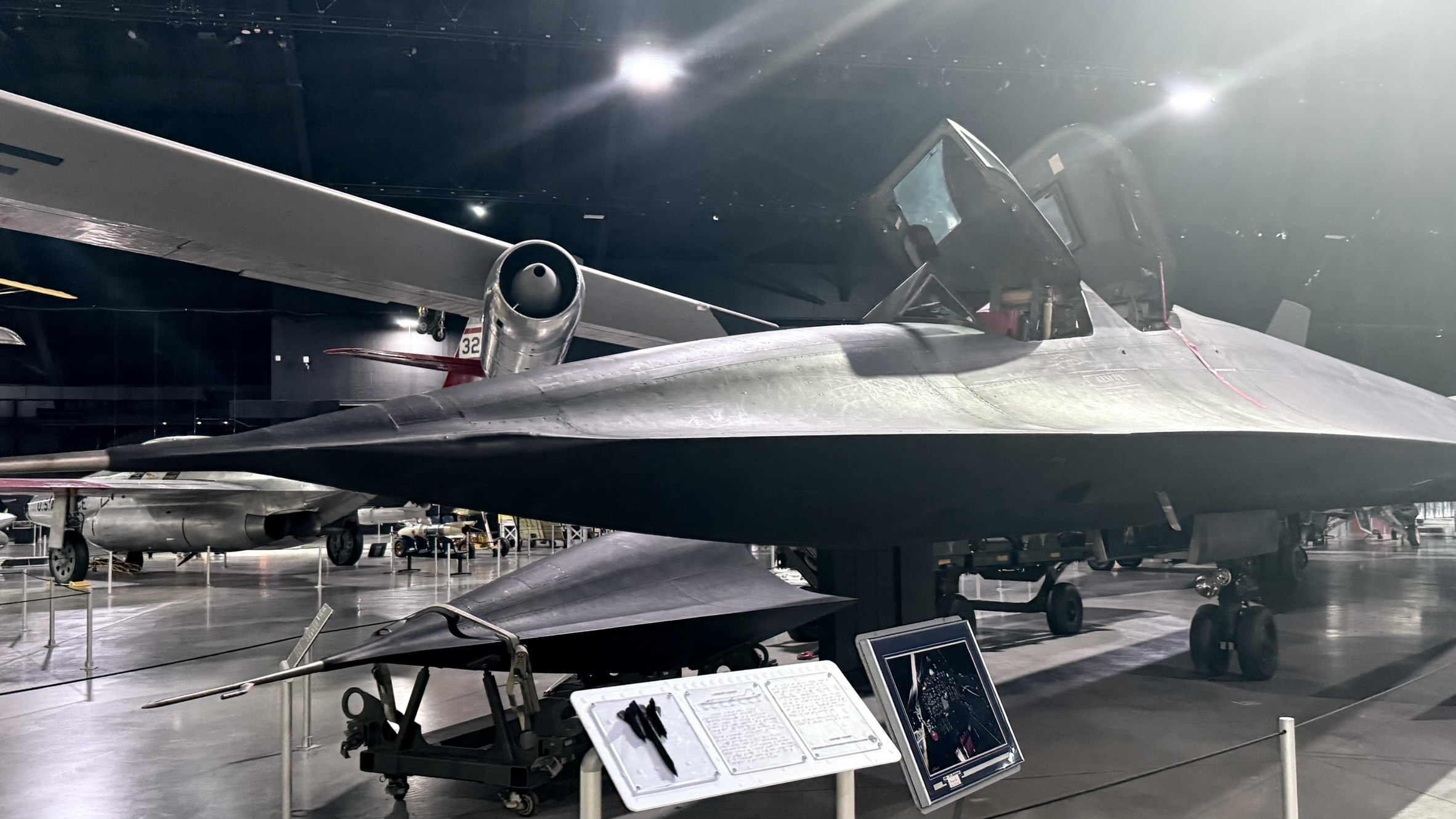SR-71 Blackbird at the National Museum of the US Air Force. Photo taken by 19FortyFive.com Staff.