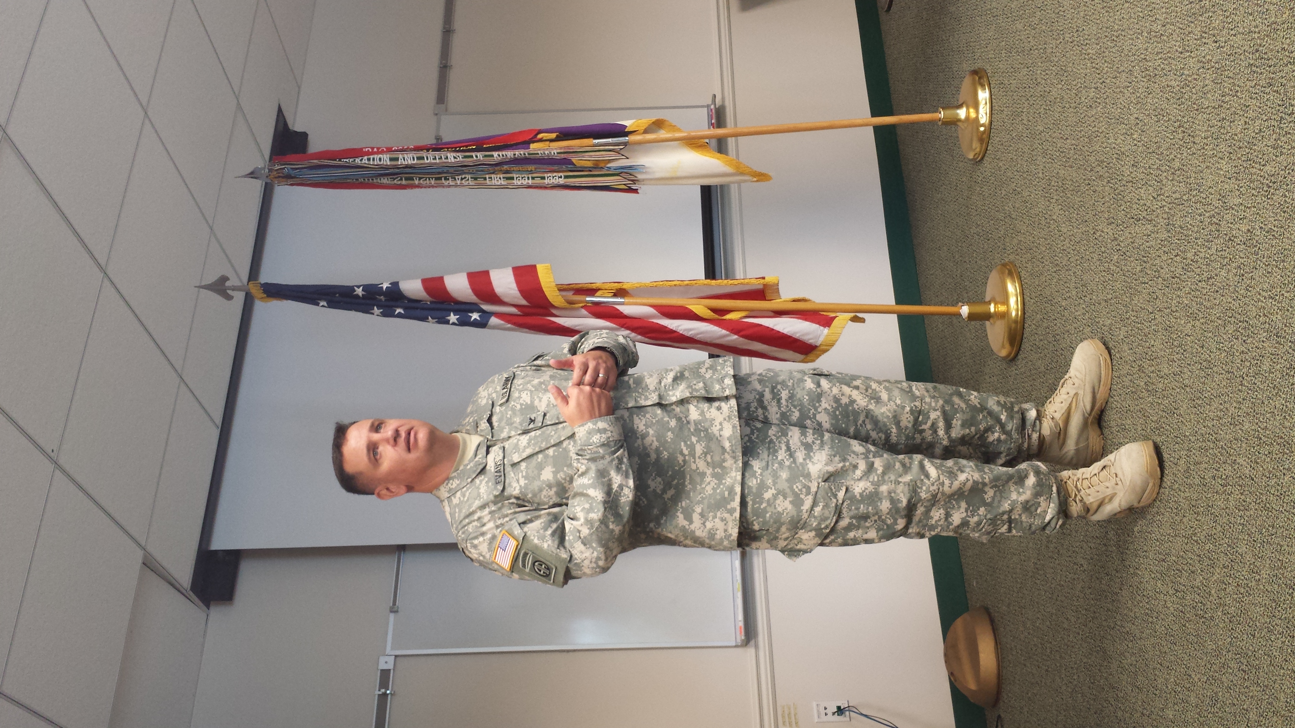 Alan M. Evans, when he was promoted to colonel in 2014. (Photo courtesy of the author)