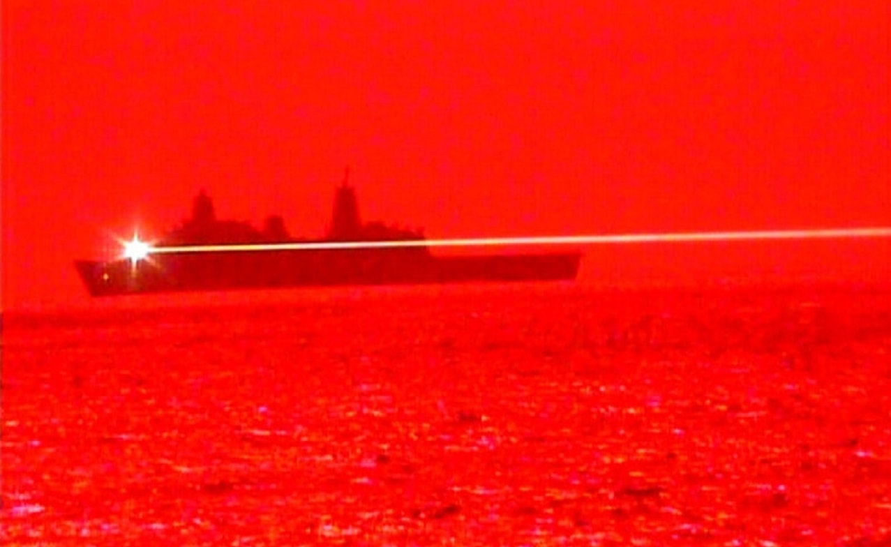 Laser Test from U.S. Navy