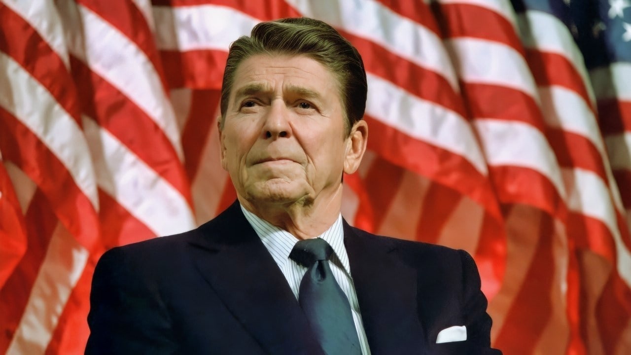 2/8/1982 President Reagan at a rally for Senator David Durenberger in Minneapolis Minnesota
