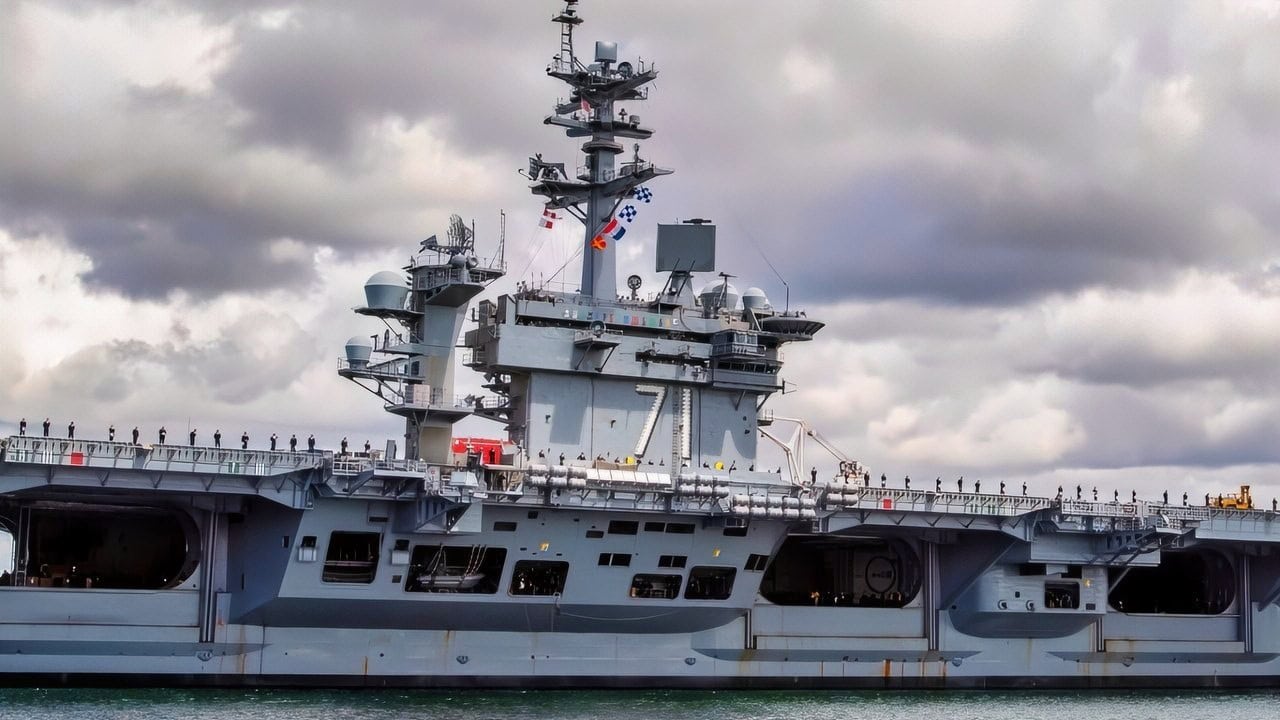 (March 23, 2023) Nimitz-class aircraft carrier USS Theodore Roosevelt (CVN 71) returns to Naval Air Station North Island following a regularly-scheduled maintenance availability and completion of sea trials, March 23. The ship changed its homeport from Bremerton to San Diego after completing an 18-month docking planned incremental availability in Bremerton, Washington, during which the ship received extensive restorations and upgrades to support the F-35C Lightning II, E-2D Advanced Hawkeye, and CMV-22B Osprey, as well as future platforms such as the MQ-25 Stingray unmanned aircraft system. (U.S. Navy photo by Mass Communication Specialist 2nd Class Keenan Daniels)