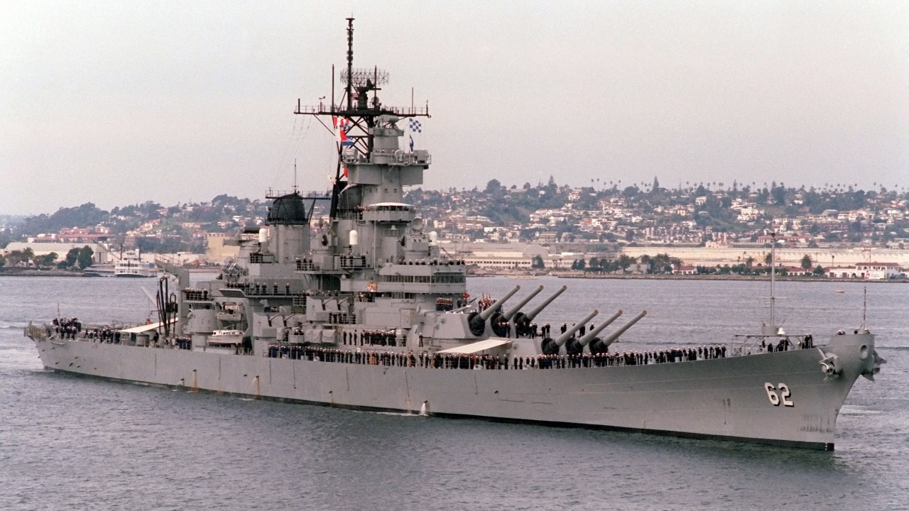 Iowa-class battleship.