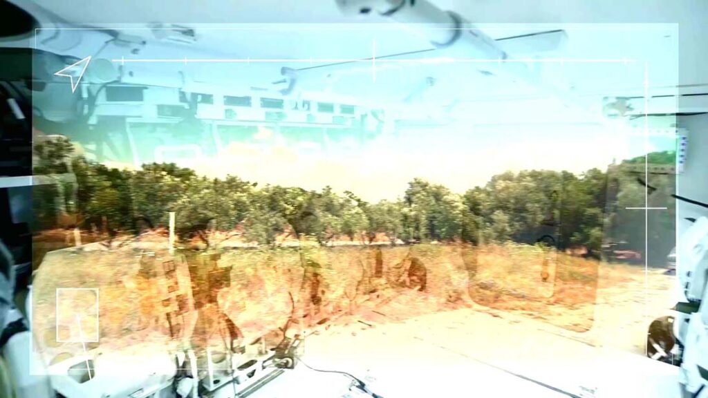 A see-through armour system (pictured) provides crews with 360° situational awareness, eliminating ‘tunnel vision’ dependence on small viewing ports. [Elbit Systems]