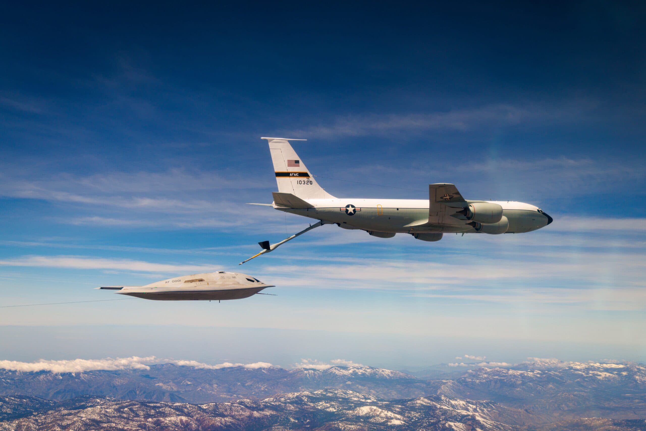 B-21 Raider Taking on Fuel