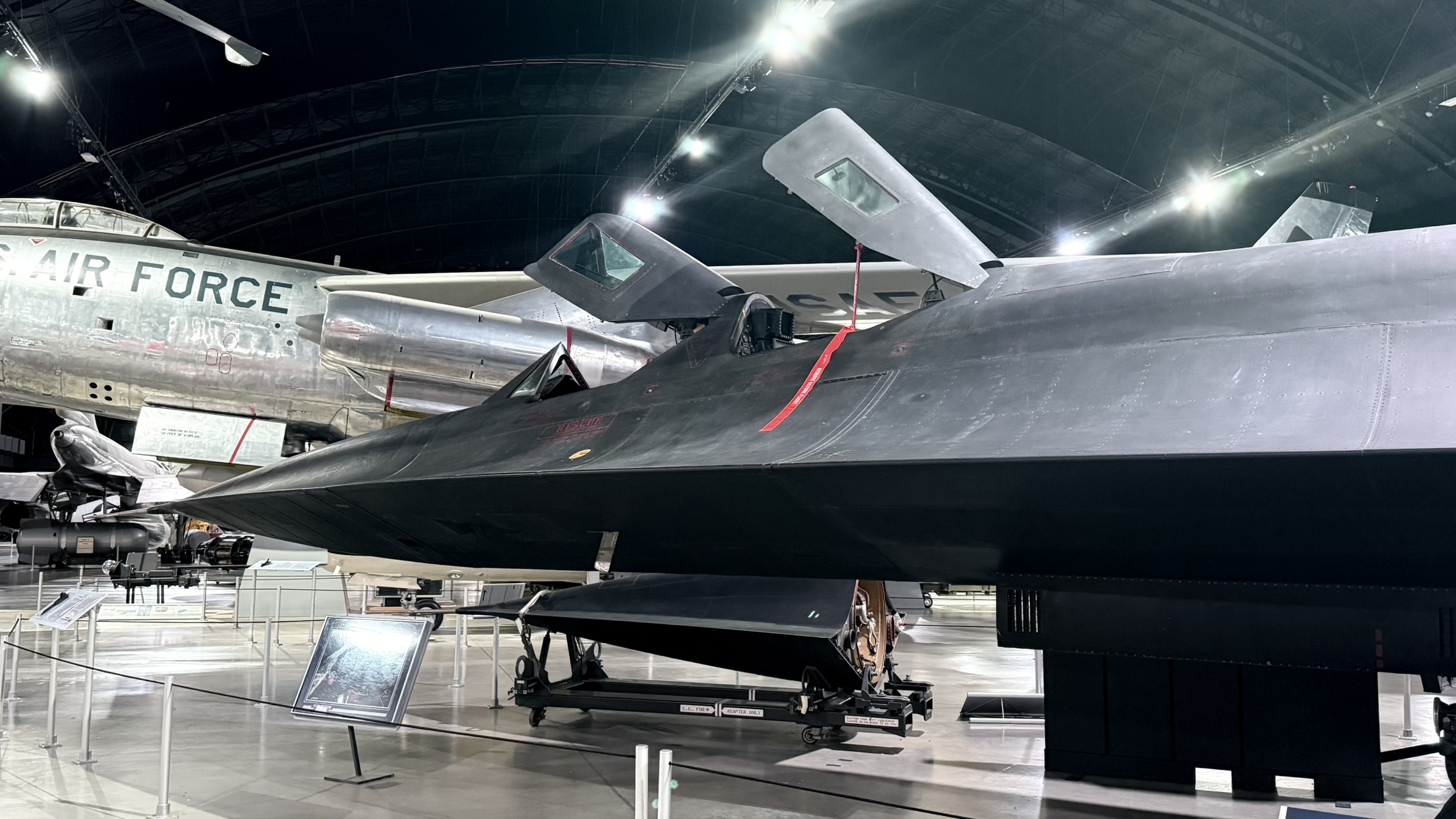 SR-71 Blackbird at the National Museum of the US Air Force. Photo taken by 19FortyFive.com Staff.