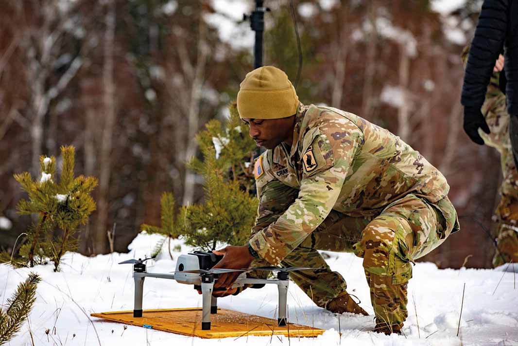 The Bumblebee V2 kinetic interceptor is considered a cost-effective C-UAS solution. [Image: US Army]