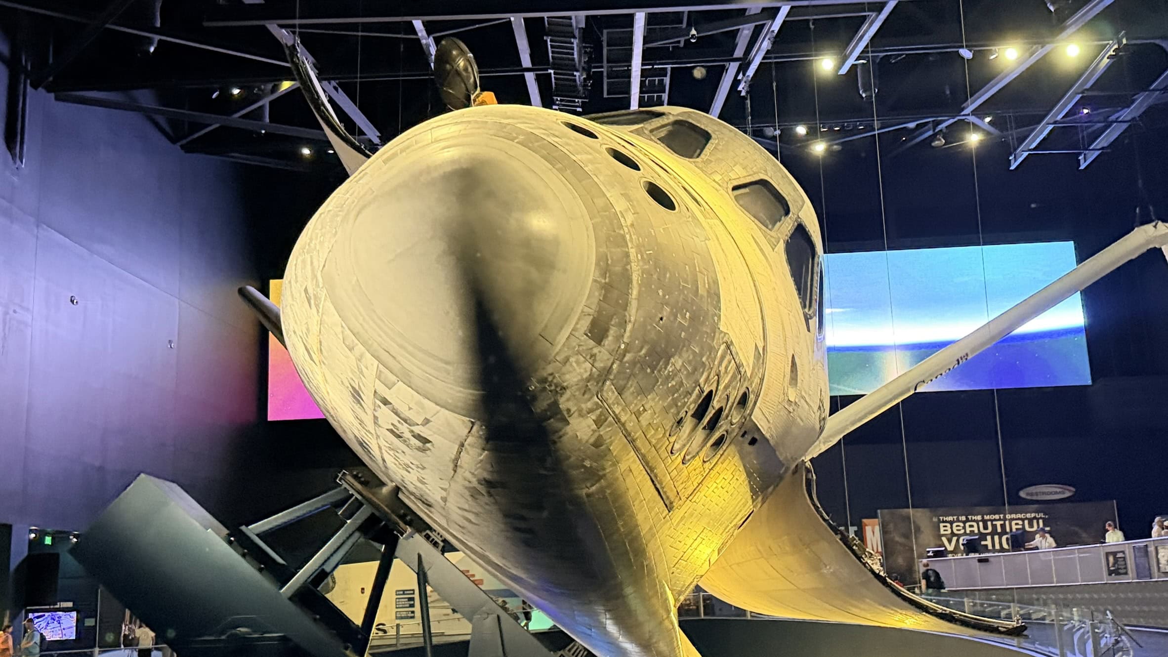 NASA Space Shuttle at Kennedy Space Center. 19FortyFive Image. 