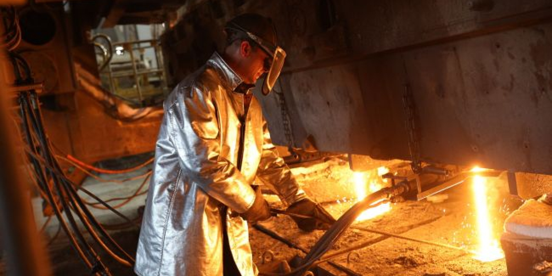 ArcelorMittal Kryvyi Rih steel production and blast furnace work