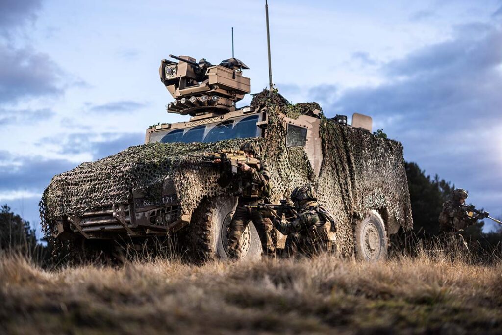 French drivetrain specialist Texelis is currently working with the French MoD to deliver a HED-powered prototype of the VBMR-L Serval 4×4. [Texelis/KNDS France]
