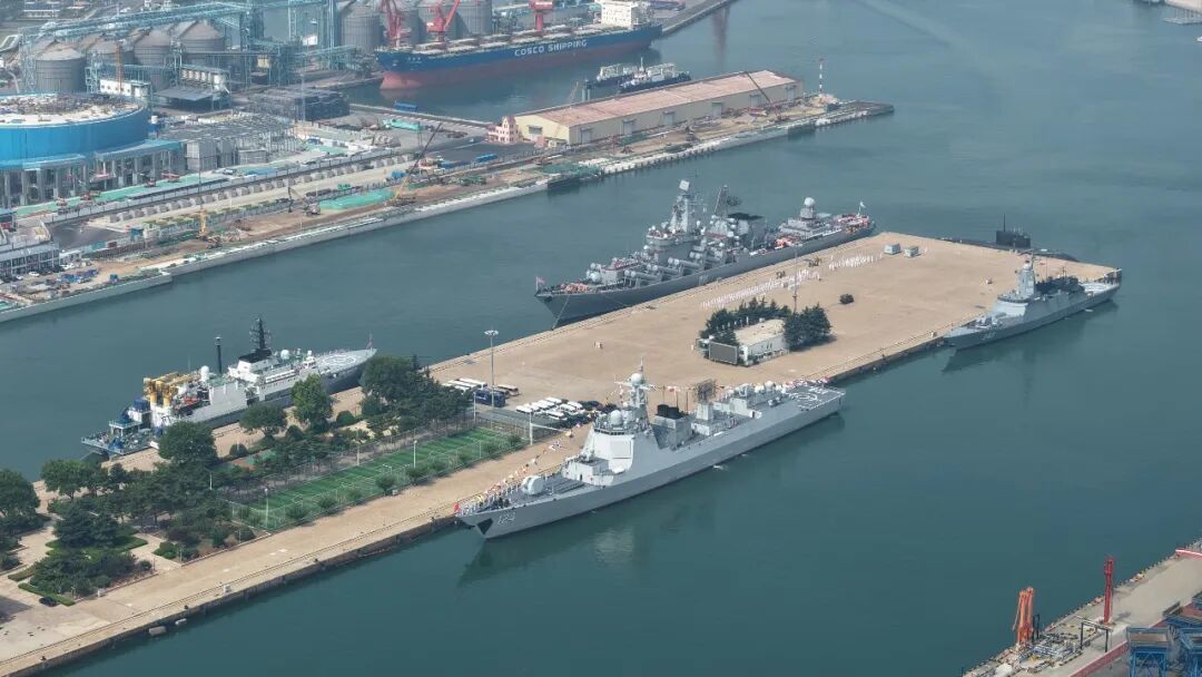China Russia Maritime Joint 2026 naval vessels in Qingdao