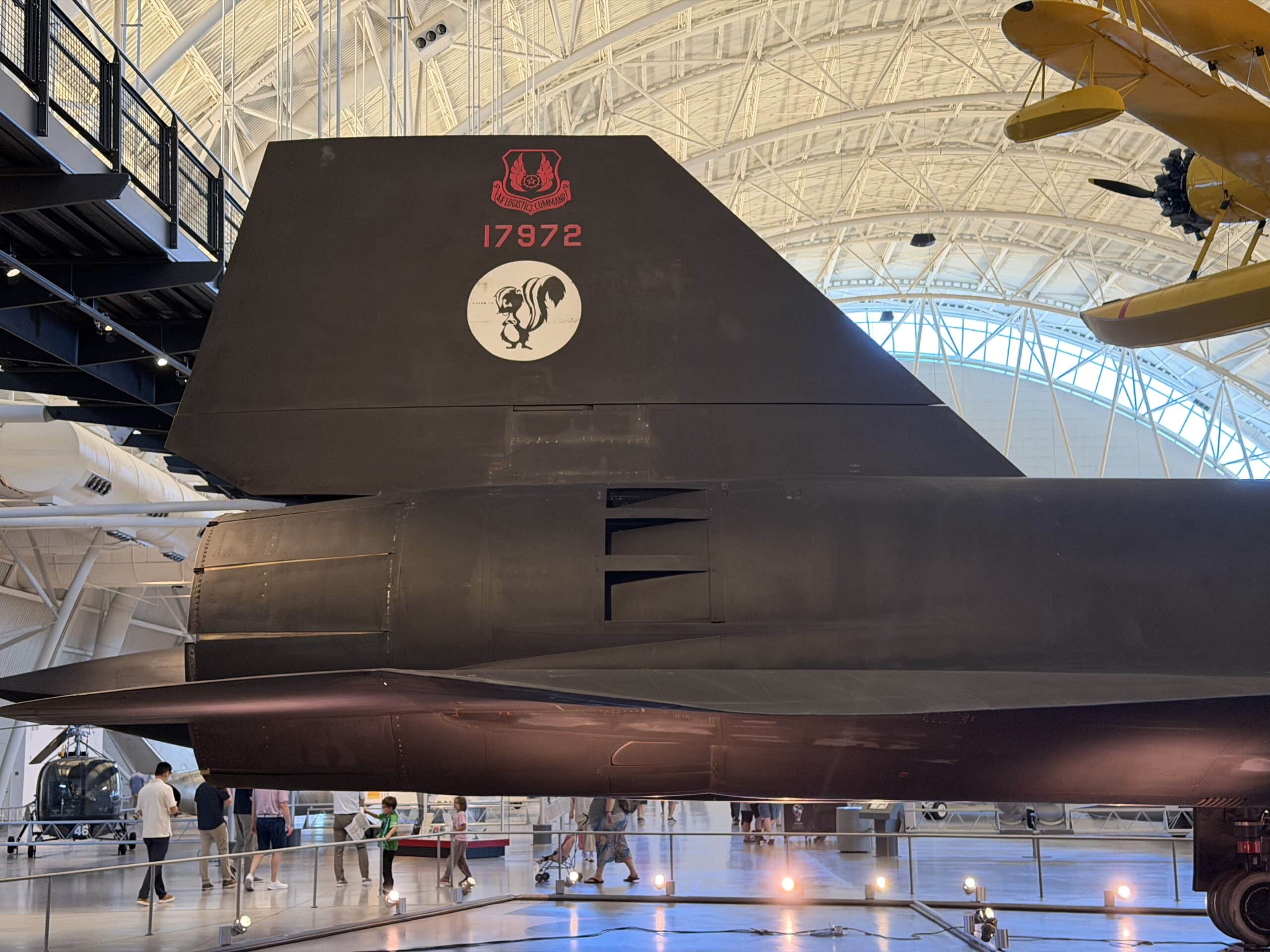 SR-71黑鸟在史密森学会。19FortyFive 图片由Christian D. Orr拍摄。