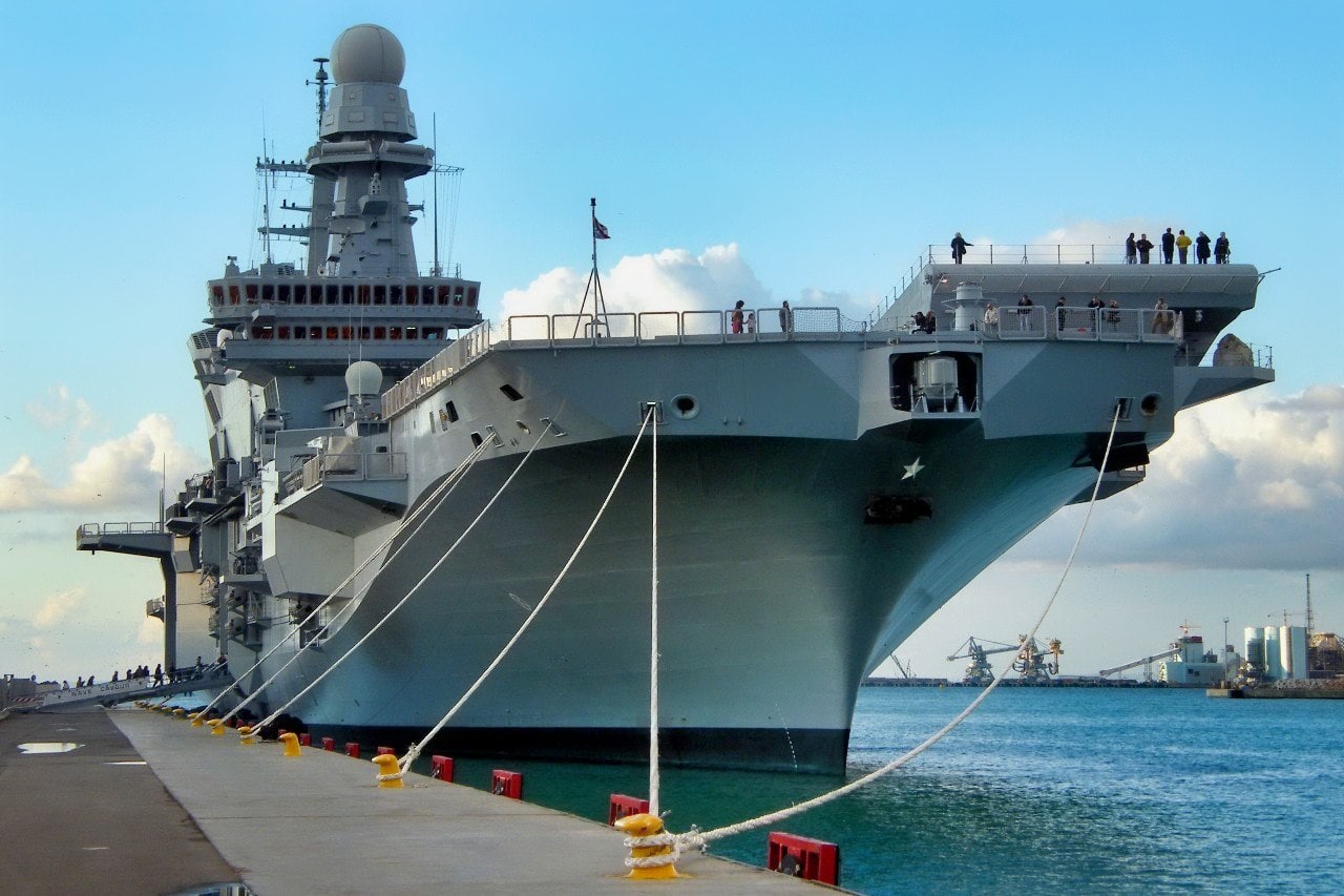 ITS Cavour at Port.