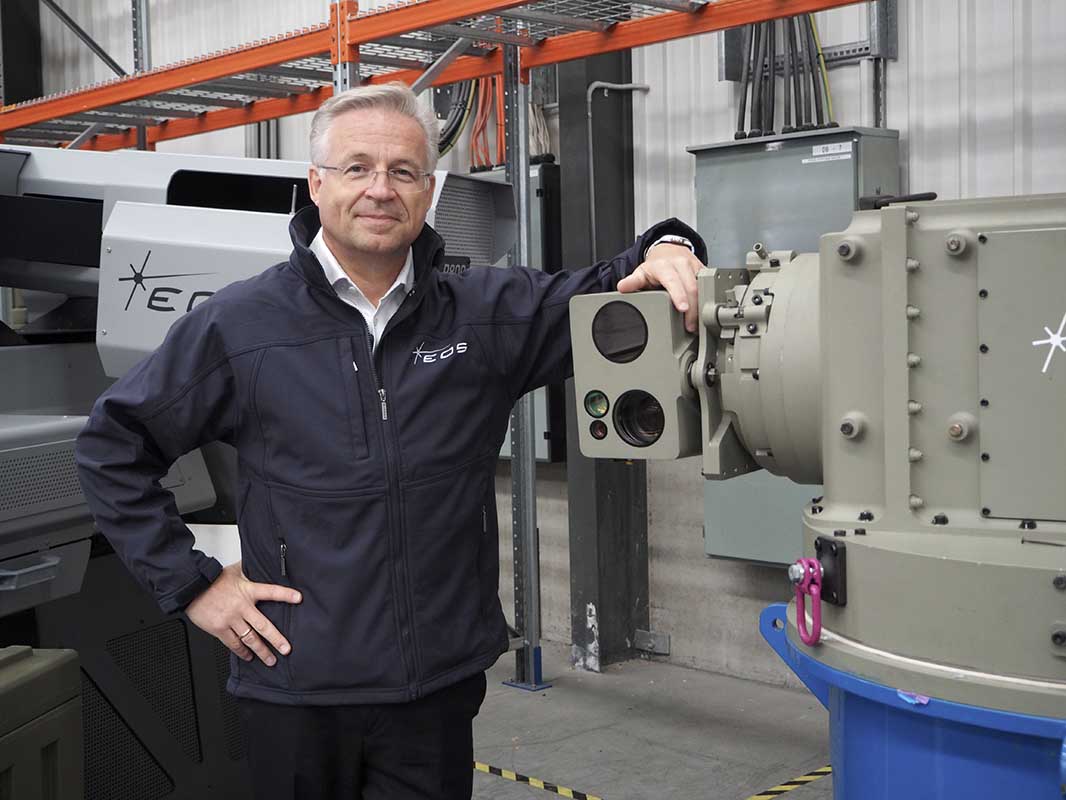 Dr Andreas Schwer, CEO, Electro Optic Systems. [Photo © Electro Optic Systems]