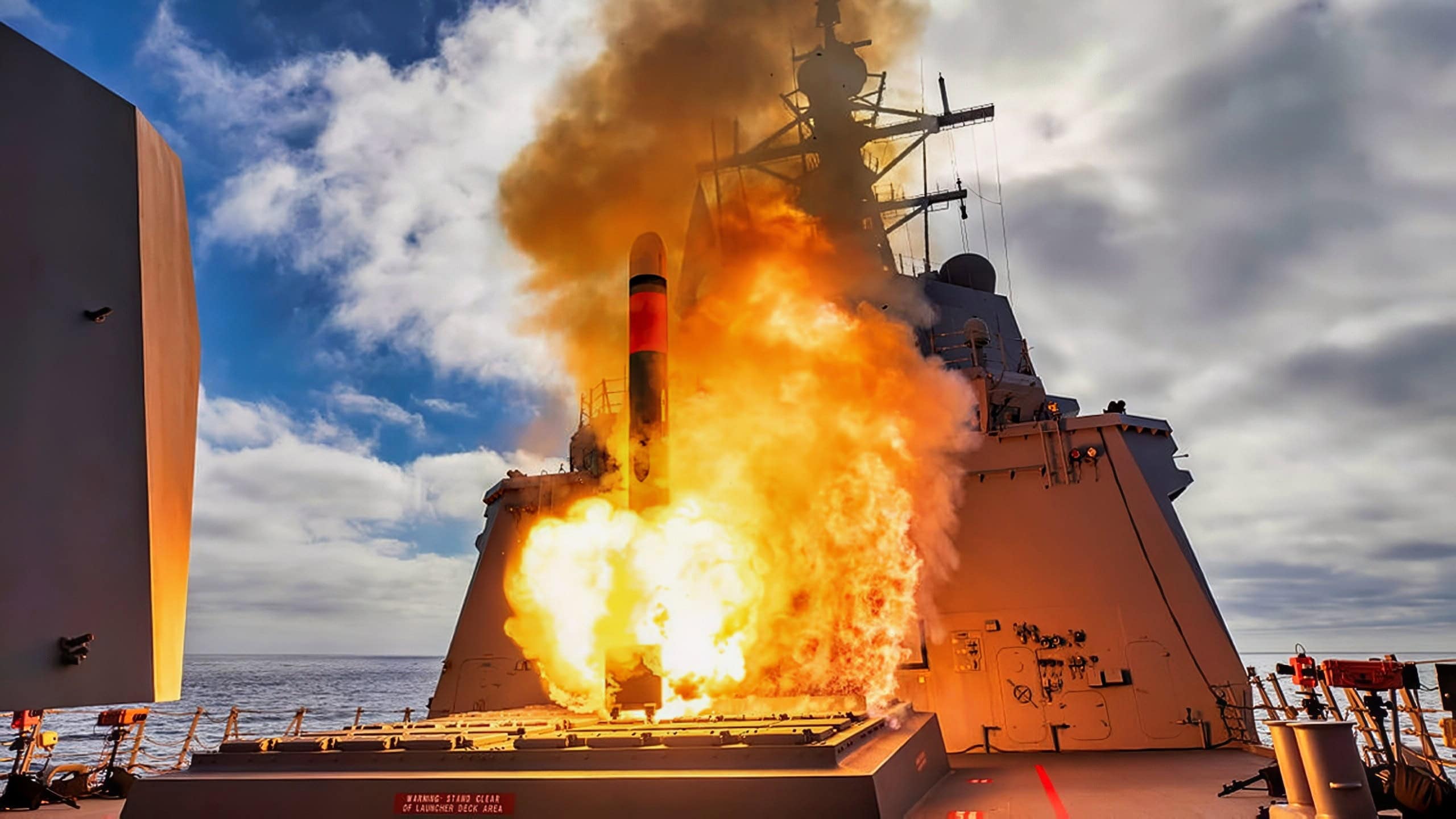 Tomahawk Missile Firing