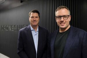 DroneShield's Chairman Hamish McLennan and Angus Bean, CEO and Managing Director [Photo ©  DRONESHIELD]