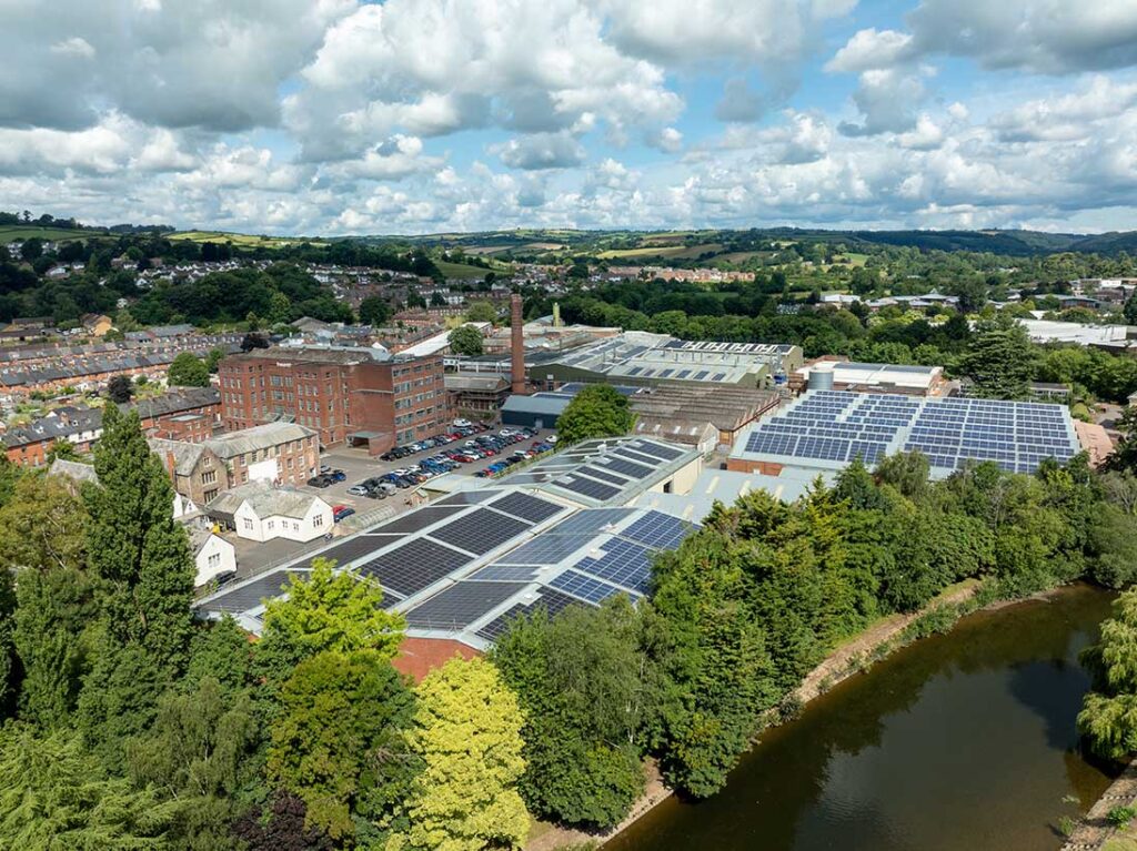 Heathcoat Fabrics’ factory in Tiverton, Devon, UK. [Heathcoat Fabrics]