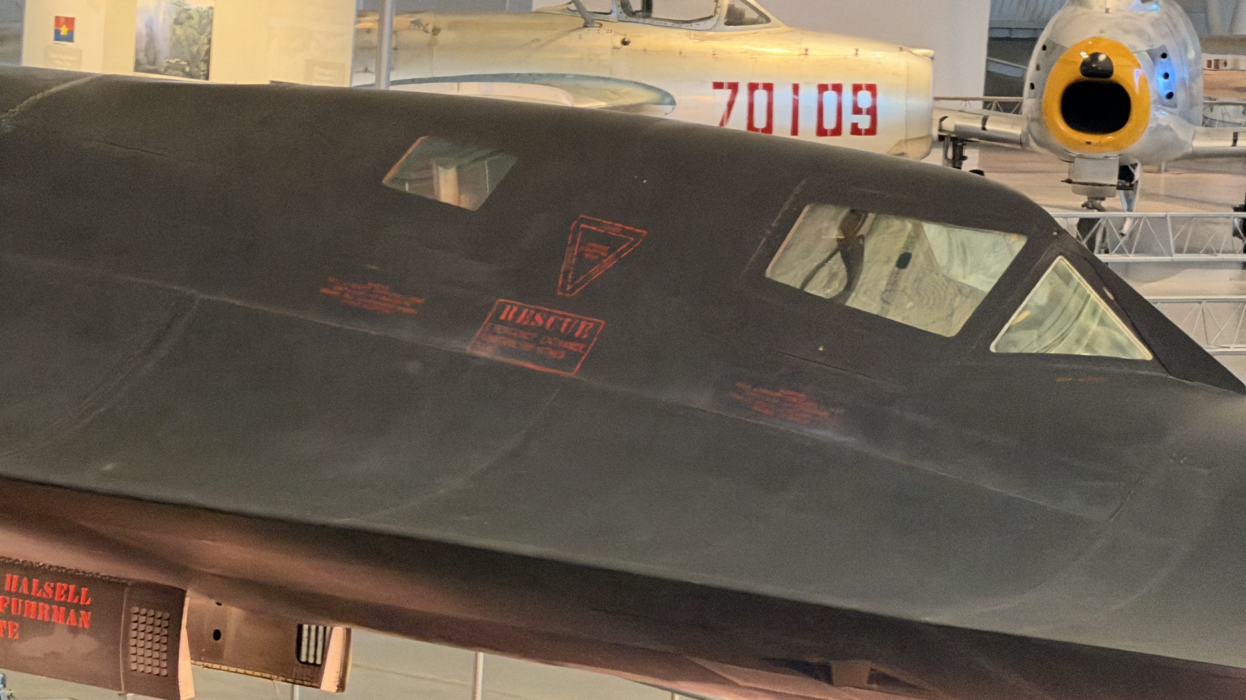 SR-71黑鸟在史蒂文·F·乌德瓦-哈齐中心拍摄于2026年10月23日。
