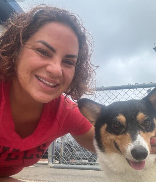 Mandy Vazeery with her dog, Max. (Photo courtesy of Mandy Vazeery)