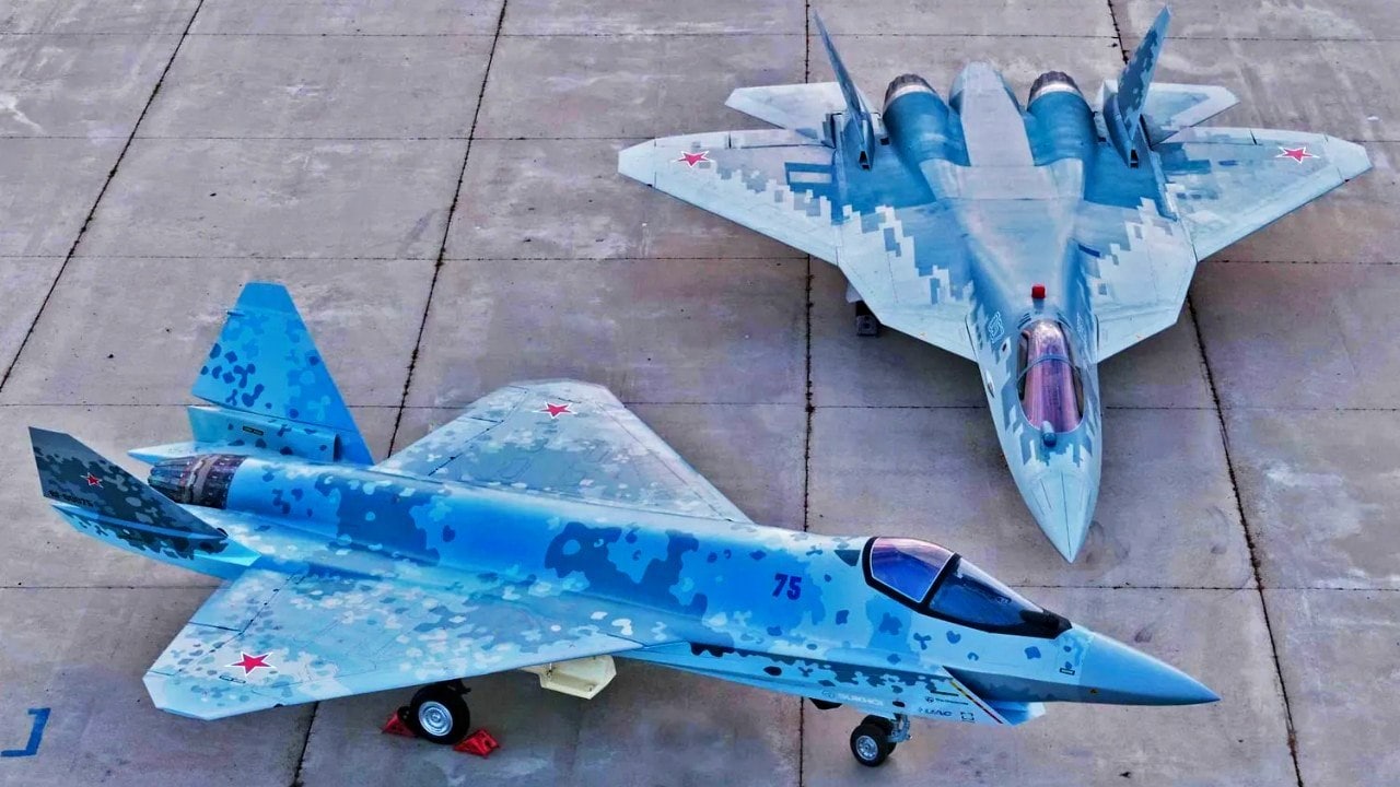 Su-57 and Su-75 Checkmate Russian Air Force.