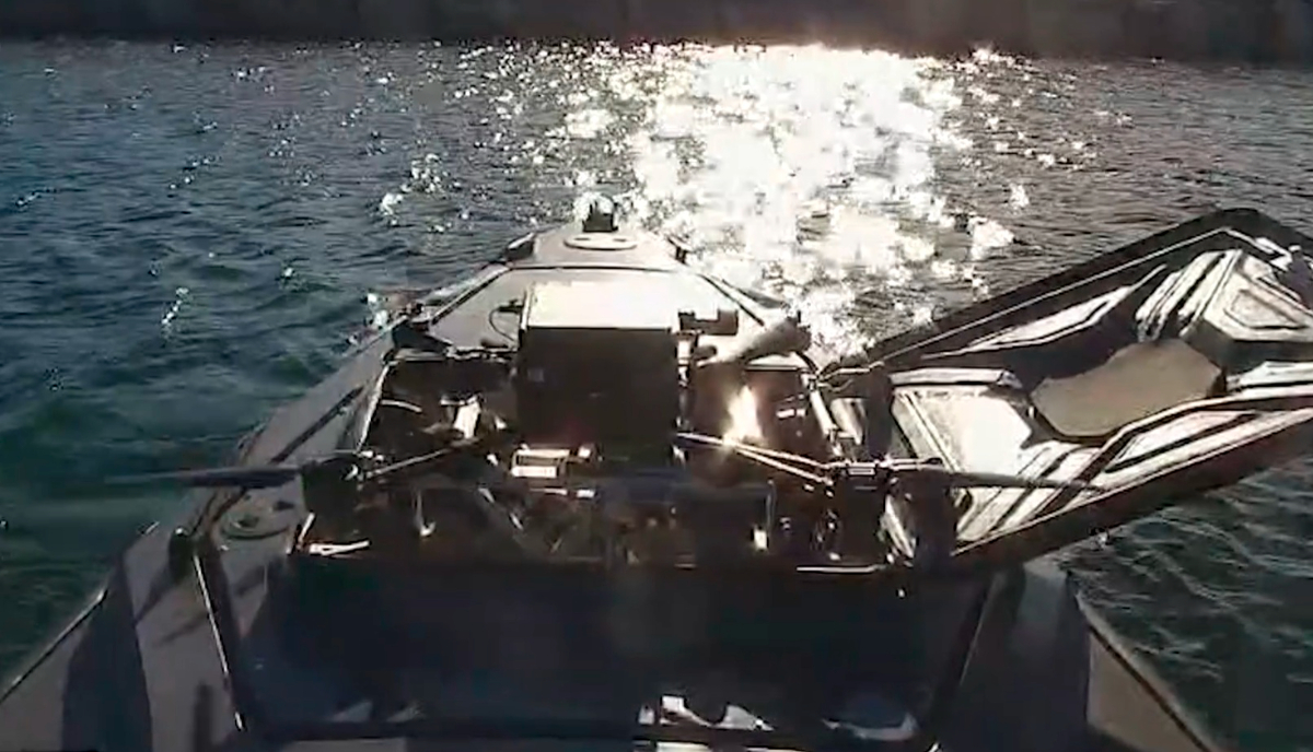 Screengrab from video posted to social media