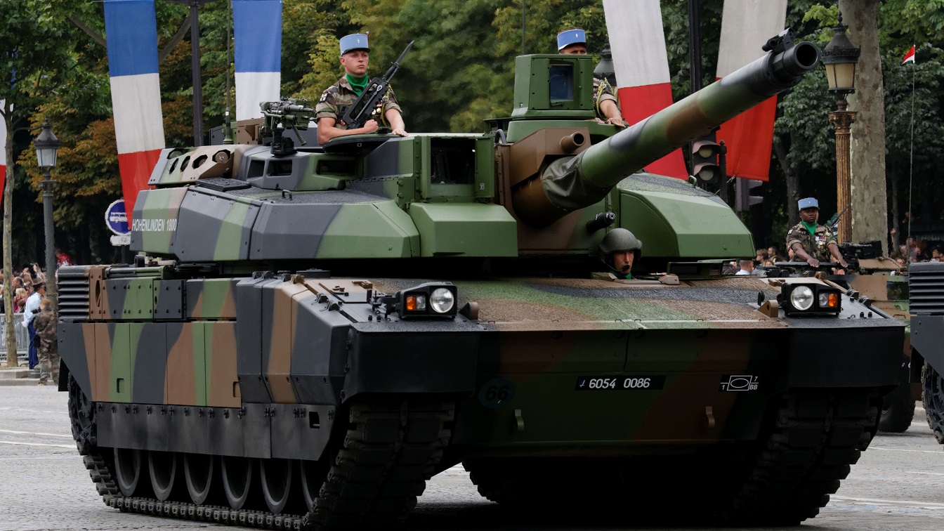 French Leclerc main battle tank representing armored warfare adaptation in Europe