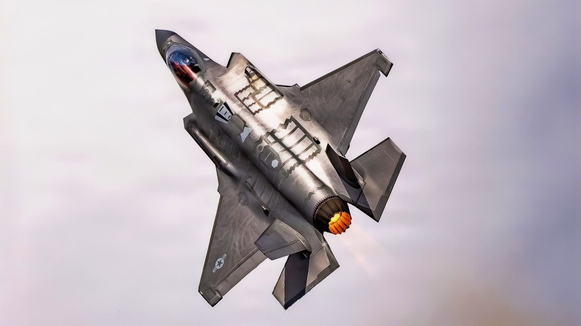 A U.S. Air Force F-35A Lightning II flies over the 56th Fighter Wing during Luke Days 2026, March 22, 2026, at Luke Air Force Base, Arizona. Luke Days 2026 highlights the precision and professionalism required to generate combat airpower and sustain the nation’s defense. Currently in operational service, the F-35A integrates stealth technology and advanced sensors to detect and defeat threats while maintaining air dominance. Opportunities for the public to see military aviation up close helps build appreciation for the readiness of the joint force. (U.S. Air Force photo by Senior Airman Belinda Guachun-Chichay)