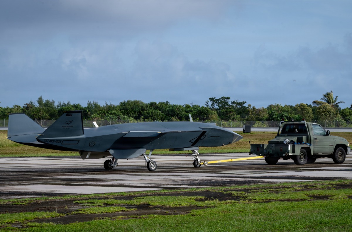 MQ-28 Ghost Bat, on Rota, Commonwealth of the Northern Mariana Islands, June 25, 2026. Photo by Adrien Tran
