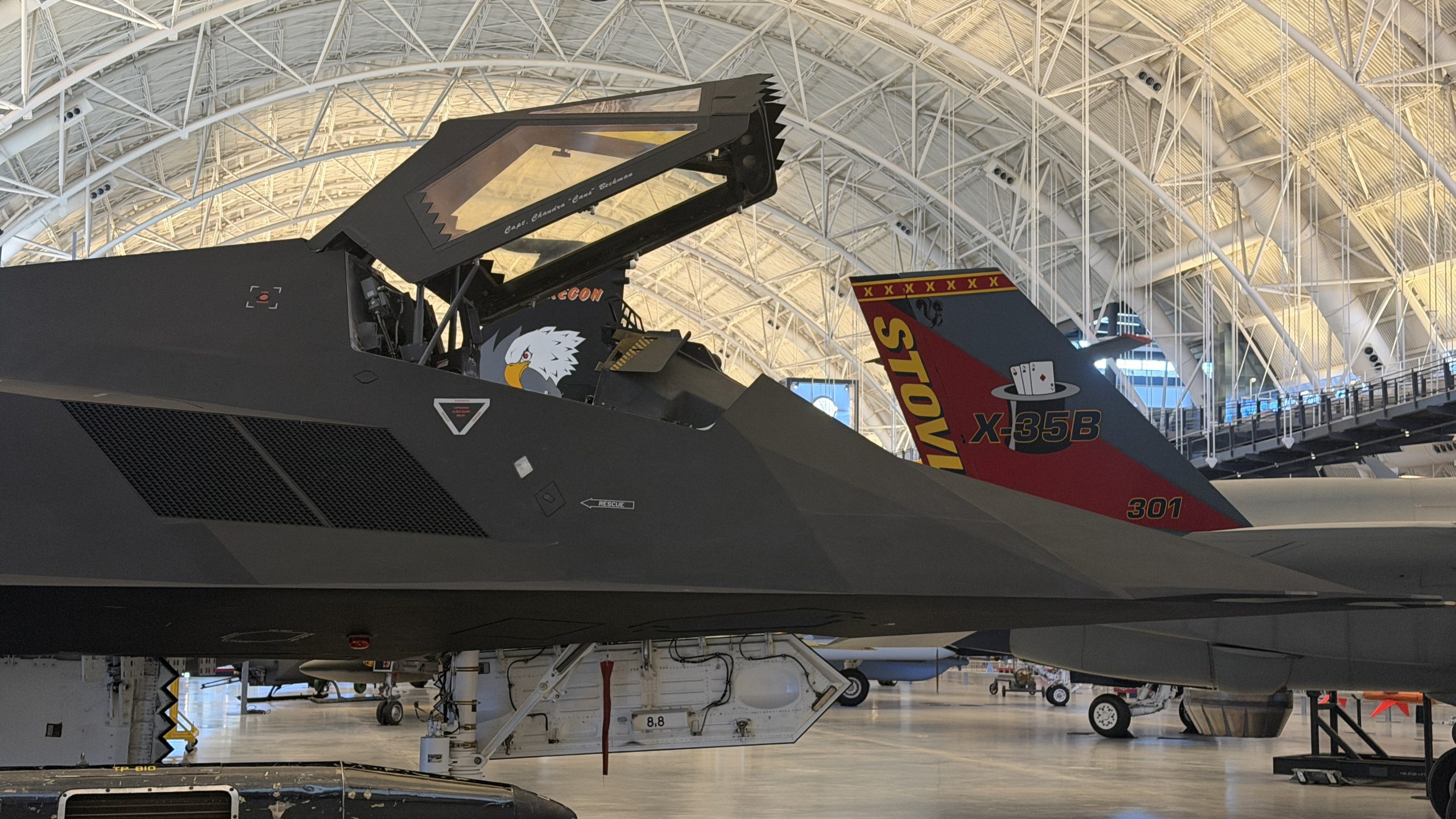 F-117 Nighthawk at the Smithsonian. 19FortyFive Original Image by Christian D. Orr. 