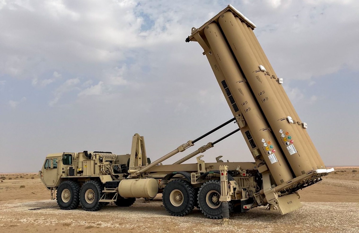 Terminal High Altitude Area Defense (THAAD) launcher 