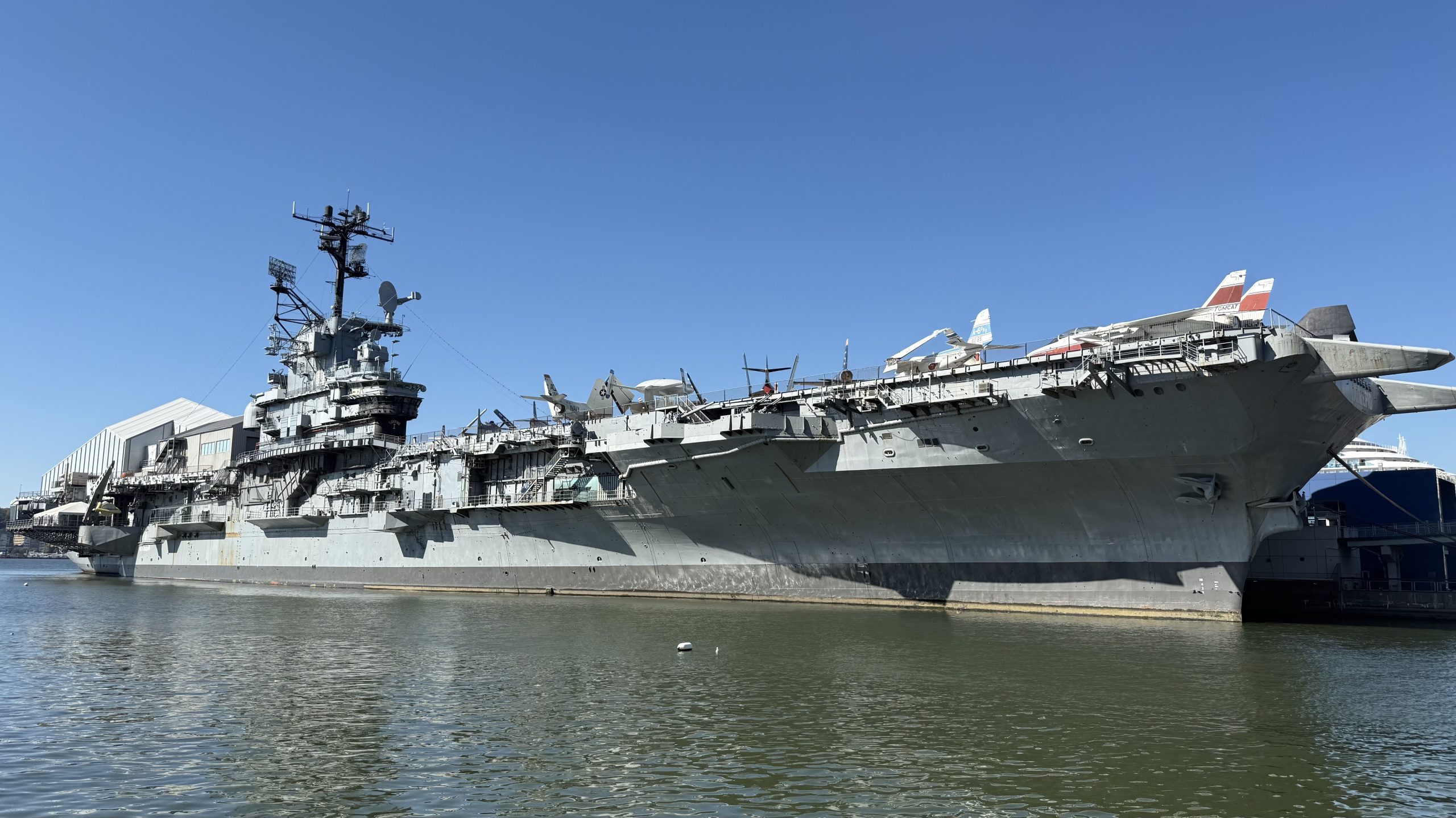 Essex-Class Aircraft Carrier USS Intrepid Tour from 2025. 19FortyFive Original Image.