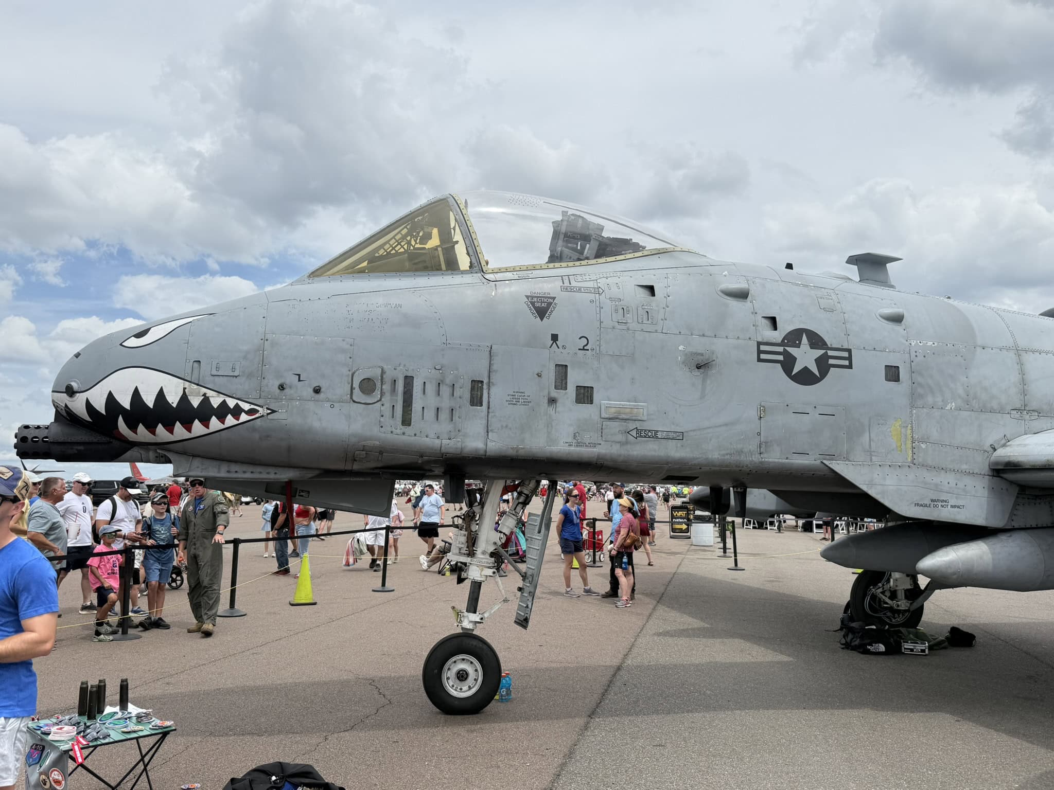 A-10 Warthog. 19FortyFive.com image from Lakeland, Florida airshow on 4/19/2026.