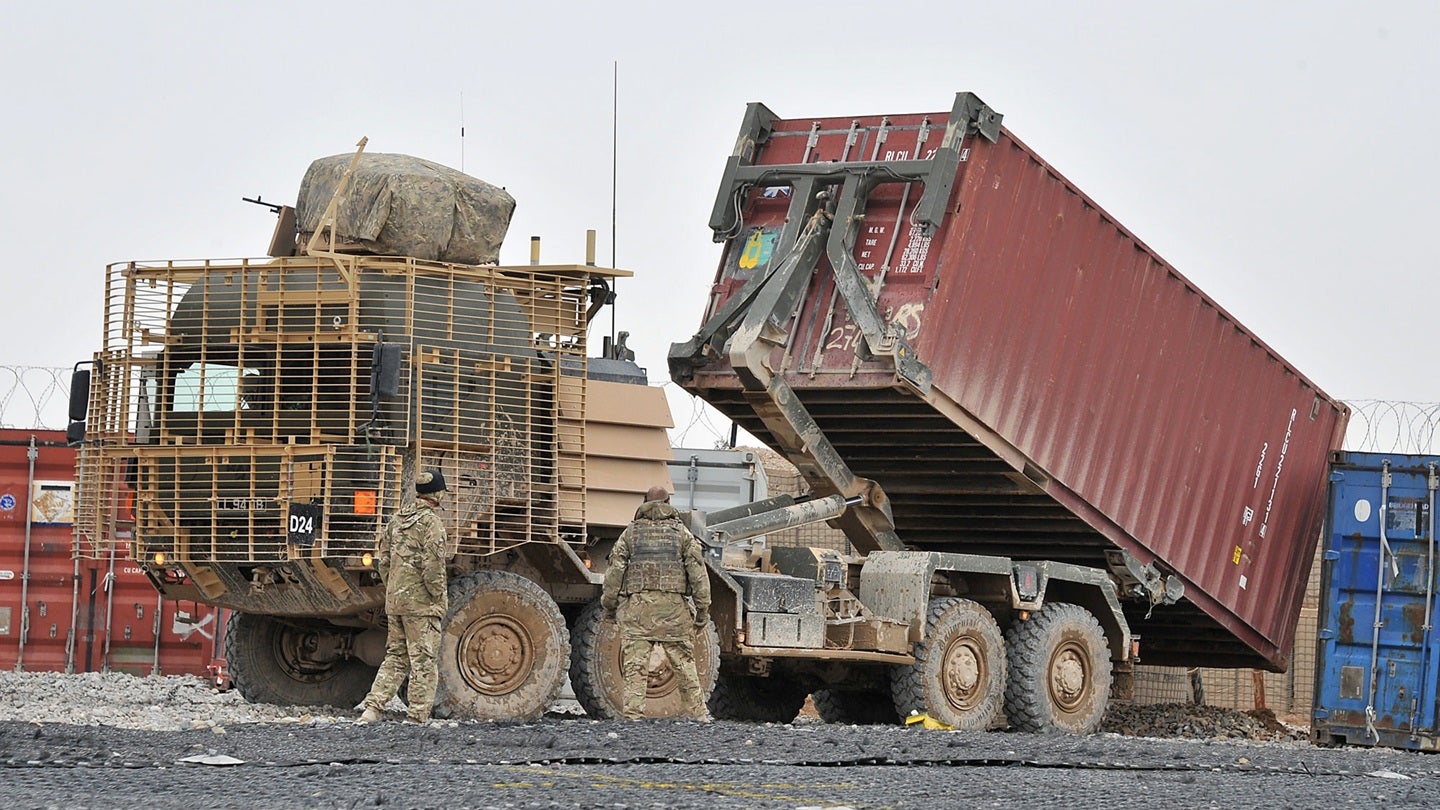 British Army containerised armoury and UK defence readiness 2026