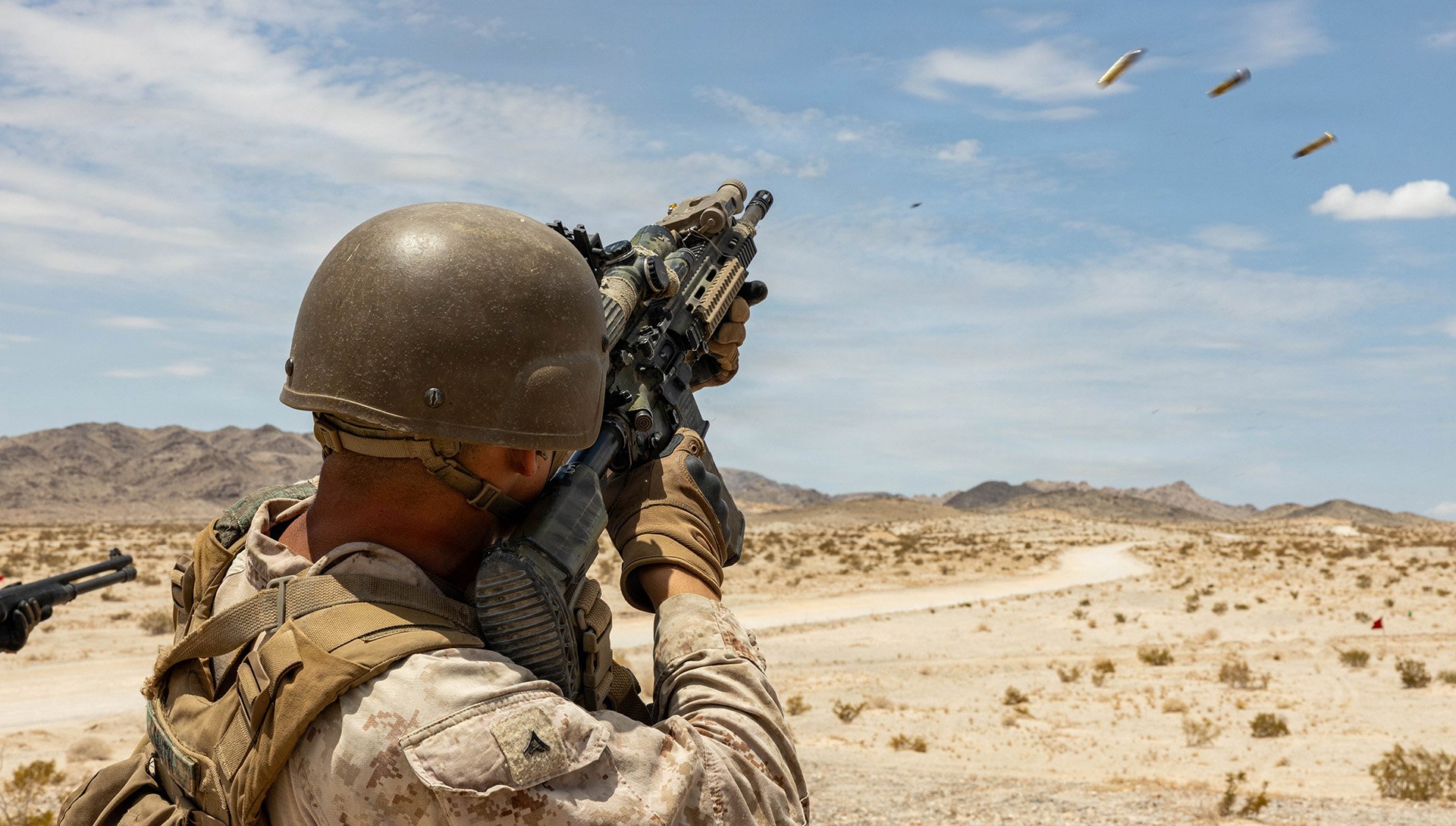 Marine anti-drone training